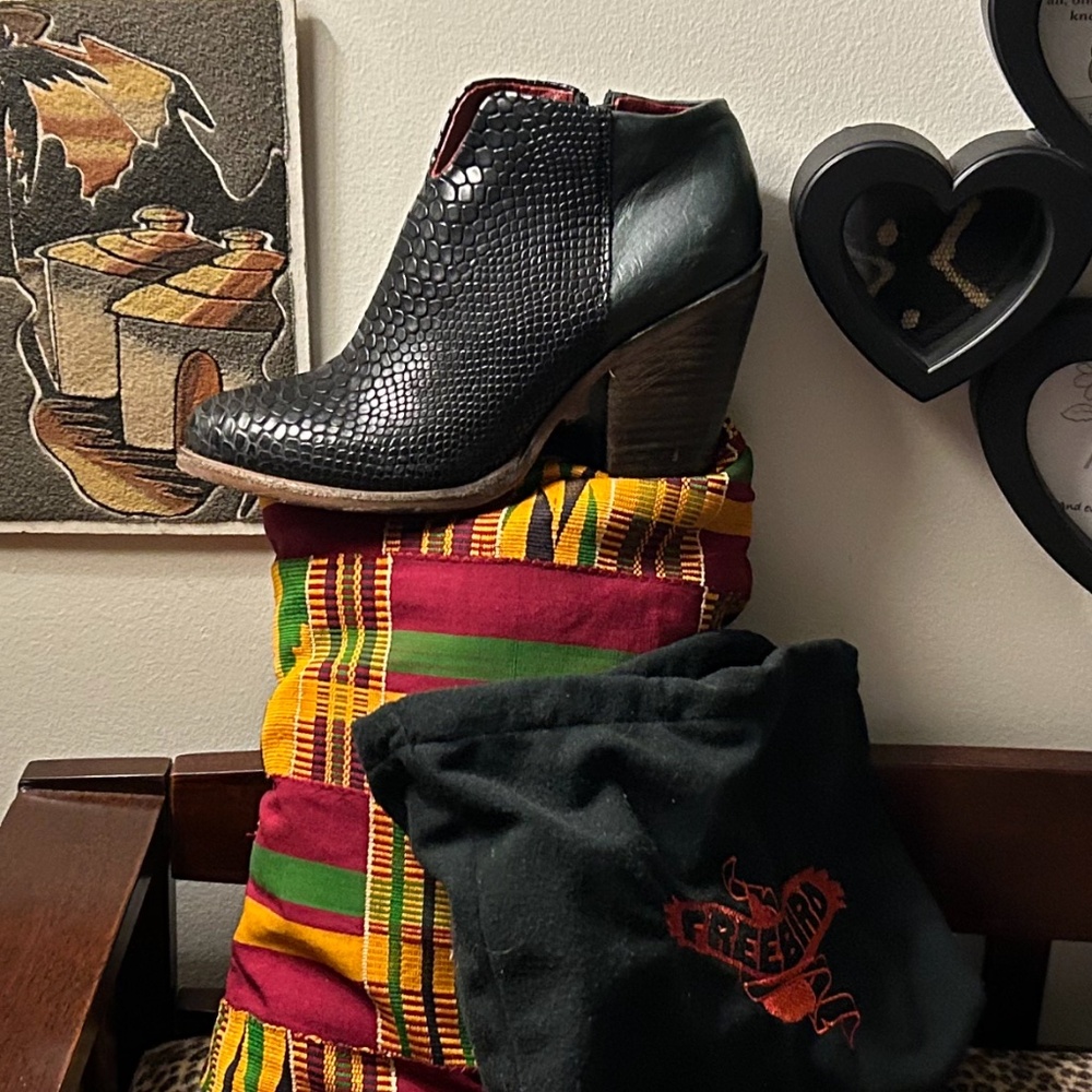 Leather boots